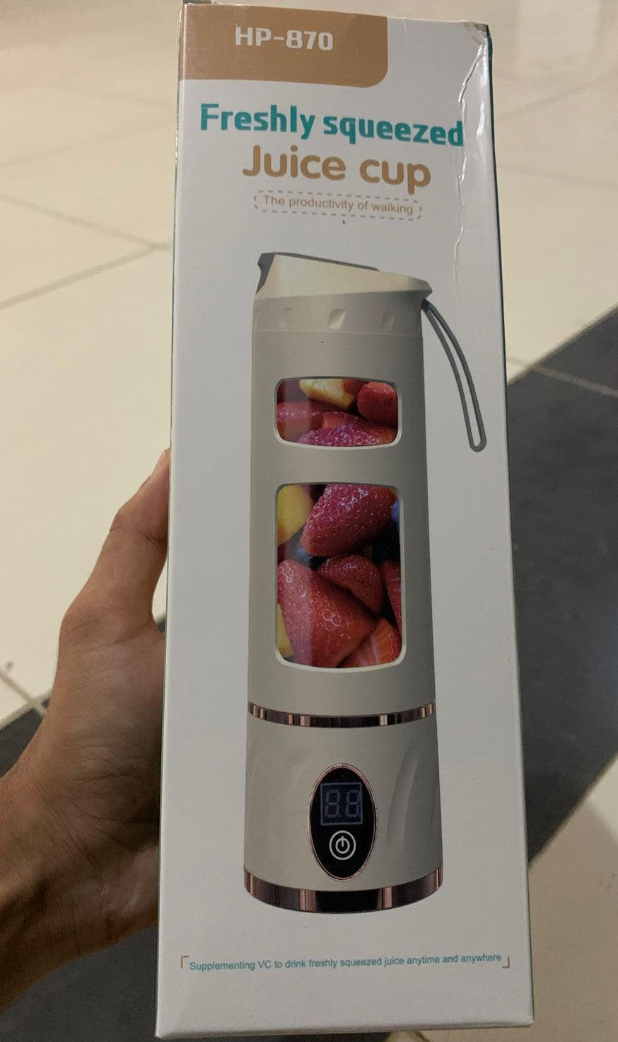 Hp-870 Freshly Portable Juice Rechargeable Blender For Fruit Juices Pic 4