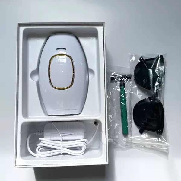 IPL Laser Hair Removal Handset System for Women & Men with Razor & Safety Glasses Pic 4