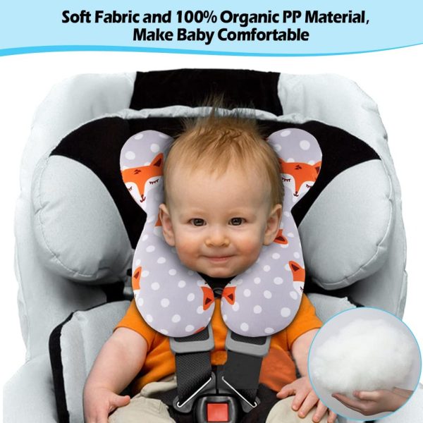 Infant Head And Neck Support Pillow For Newborn Children Head Rest Cushion For Kids Pic 6