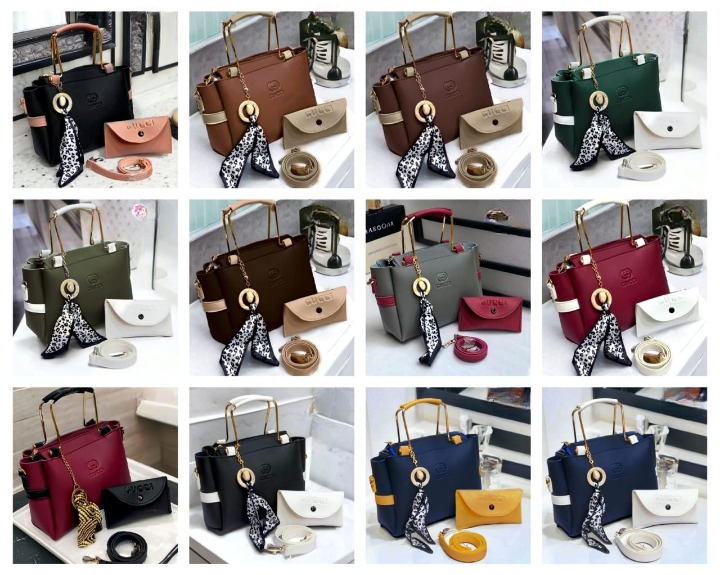 Ladies Handbag With Match Small Pouch Pic 2