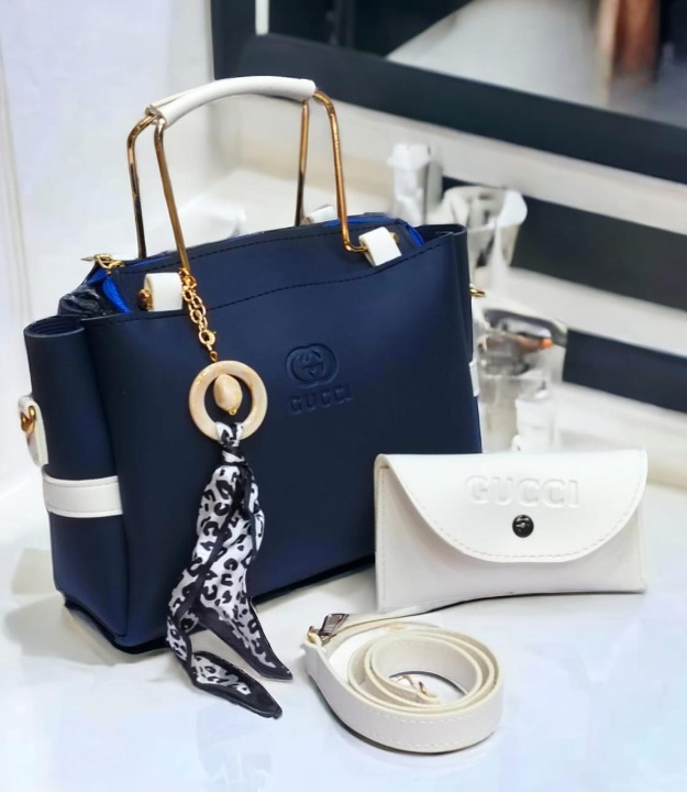 Ladies Handbag With Match Small Pouch Pic 5
