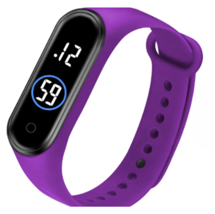 Latest M4 LED Watch Digital Sports Bracelet Boys & Girls Waterproof Touch Display Without Box Pic 4