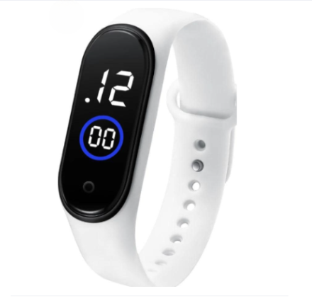 Latest M4 LED Watch Digital Sports Bracelet Boys & Girls Waterproof Touch Display Without Box Pic 7