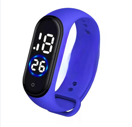 Latest M4 LED Watch Digital Sports Bracelet Boys & Girls Waterproof Touch Display Without Box Pic 8