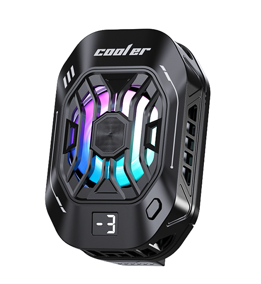 Lz-f25 Backclip Original Mobile Cooler Magnetic Fan With Lights For Gaming Pic 1