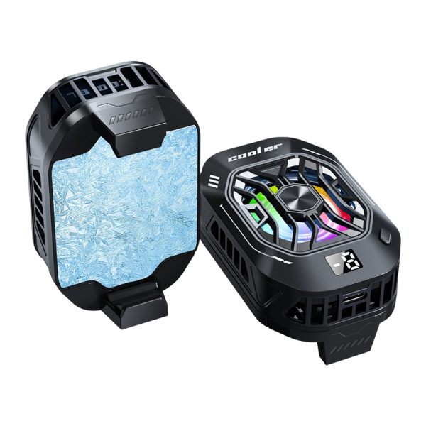 Lz-f25 Backclip Original Mobile Cooler Magnetic Fan With Lights For Gaming Pic 3