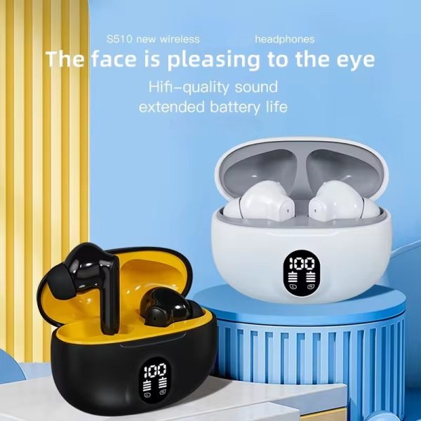 M04 Tws Wireless Bluetooth EarbudsWith Led Display Fast Charging Noise Cancellation Pic 2