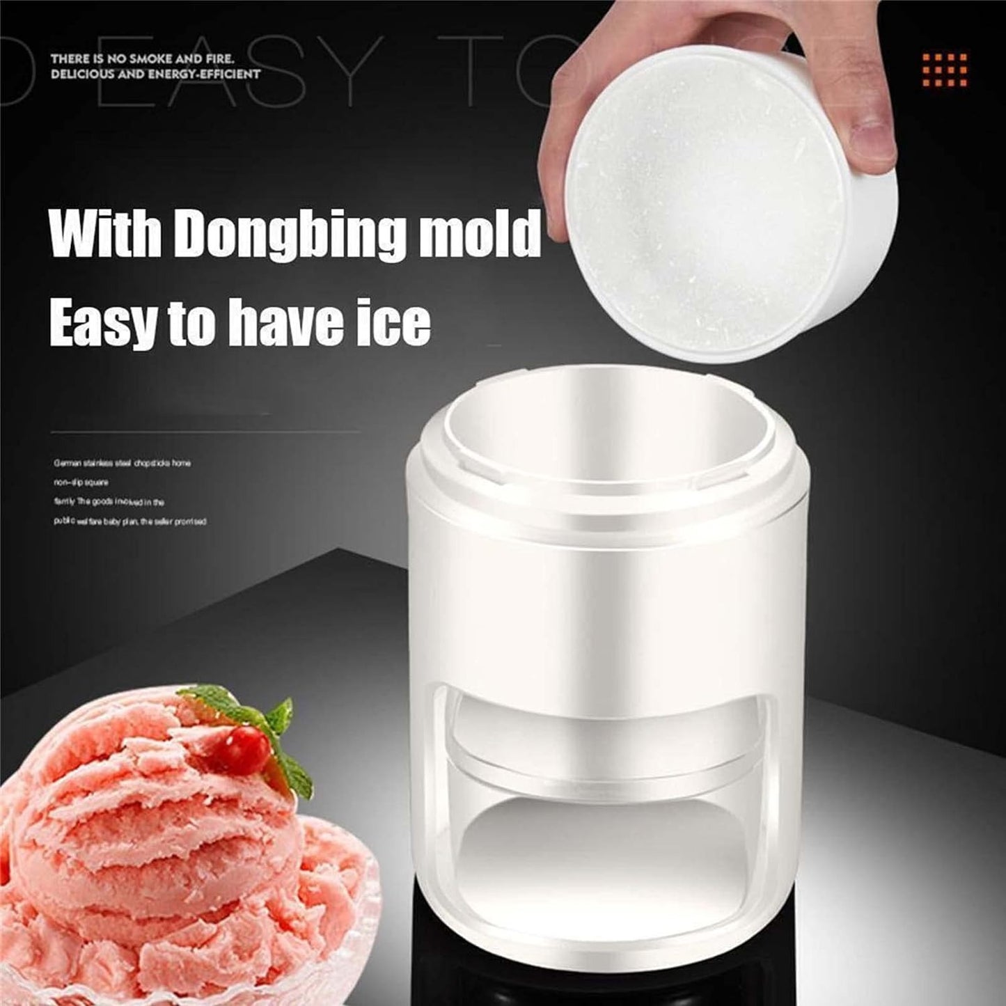 Manual Ice Shaver Crusher For Home And Kitchen Use Pic 4