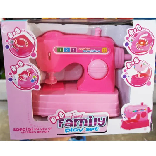 Mini Portable Sewing Machine-pink Pic 1