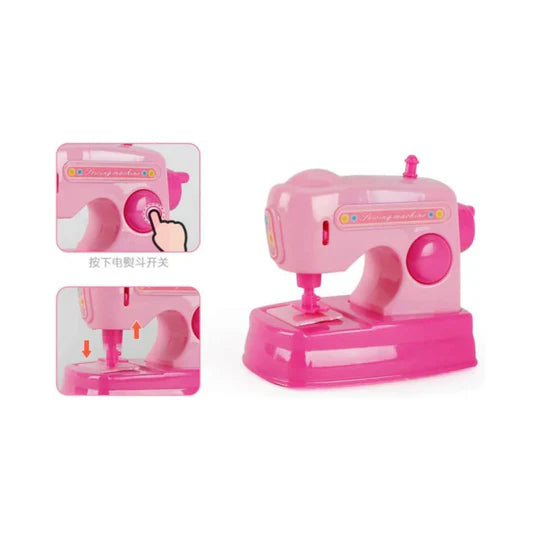 Mini Portable Sewing Machine-pink Pic 3