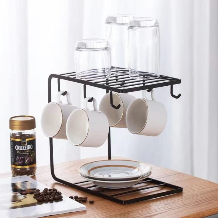 Mug Stand Holder Tree Rack with Smooth Hooks for Kitchen & Coffee Corner Decor Pic 2