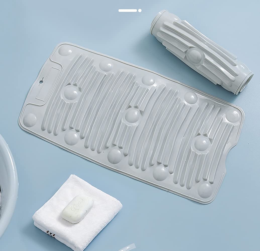 Multipurpose Rollable Foldable Portable Silicone Washing Cleaning Laundry Pad Pic 2