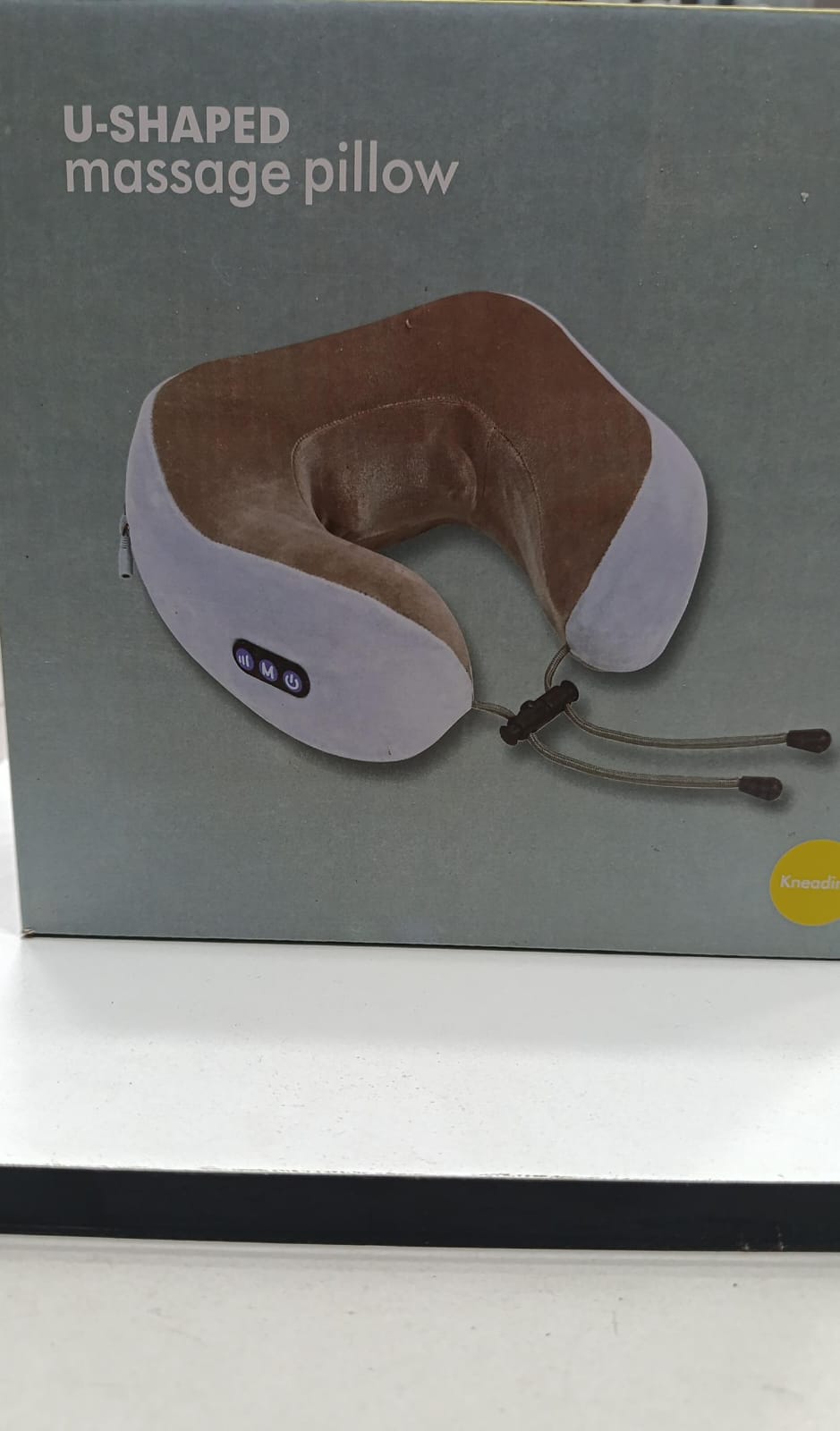 Neck Massager U-Shaped Pillow Rechargeable Shoulder & Cervical Relaxing Massage Pic 3