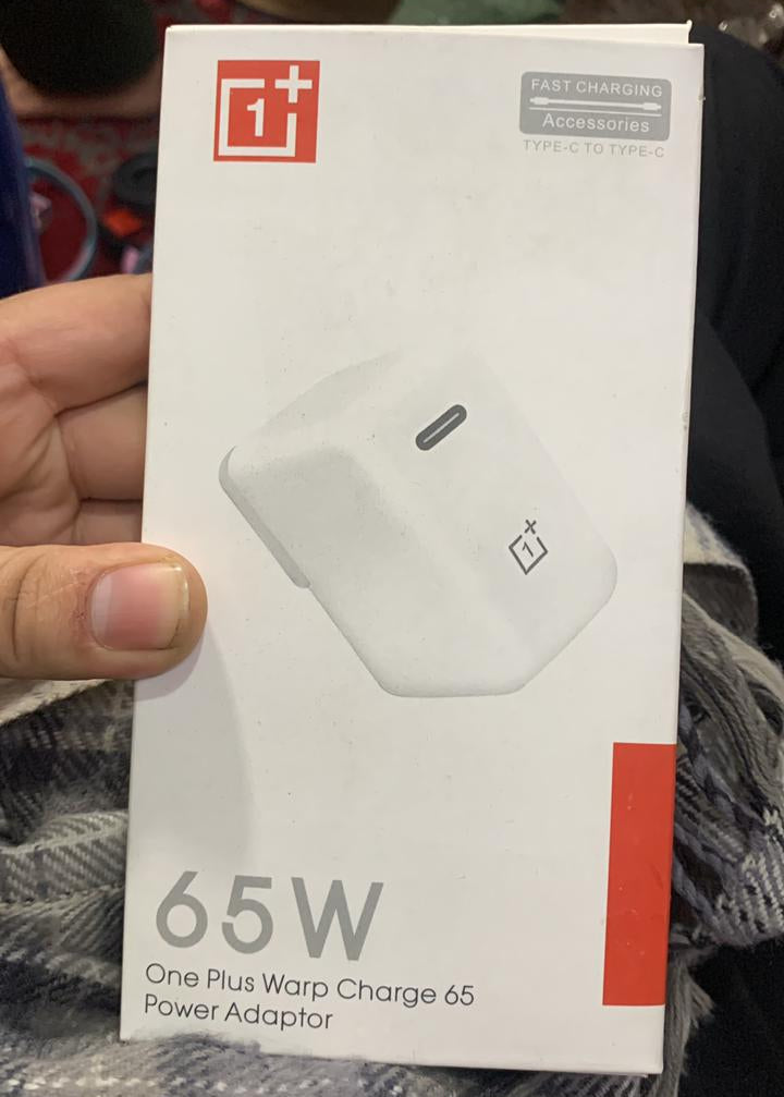 OnePlus Warp Charge 65W Power Charger With Cable Fast Charging Pic 1