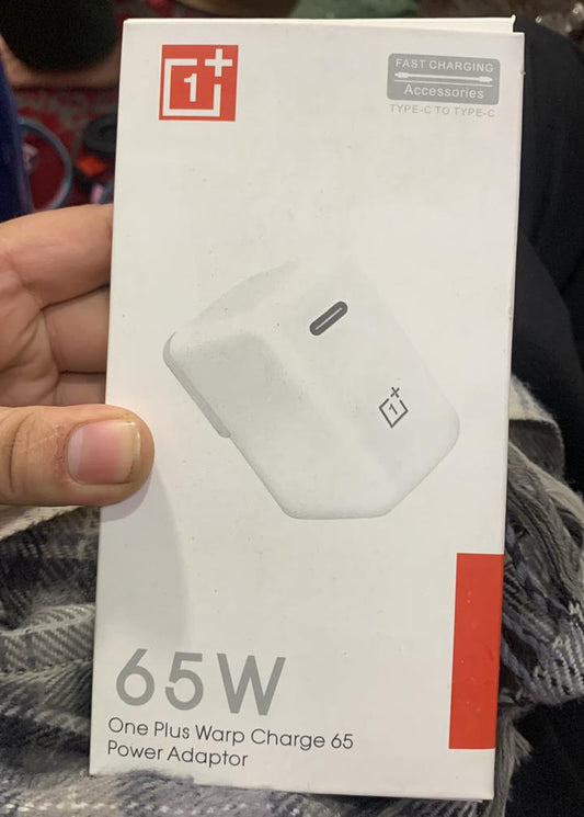 OnePlus Warp Charge 65W Power Charger With Cable Fast Charging Pic 1