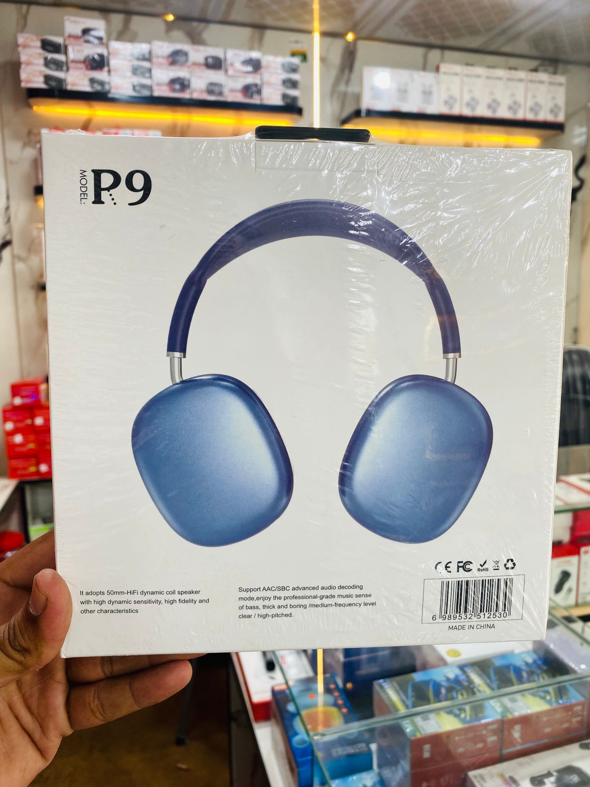 P9 Wireless Bluetooth Headphones | Fidelity Stereo Sound with Foldable Design | Multi-Mode Playback Pic 3