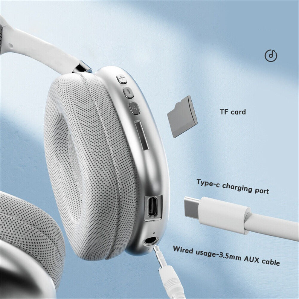 P9 Wireless Bluetooth Headphones | Fidelity Stereo Sound with Foldable Design | Multi-Mode Playback Pic 4