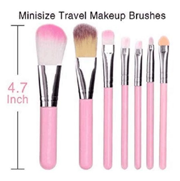 Pack Of 7 Hello Kitty Makeup Brush Set Eye Shadow Brushes Set Pic 10