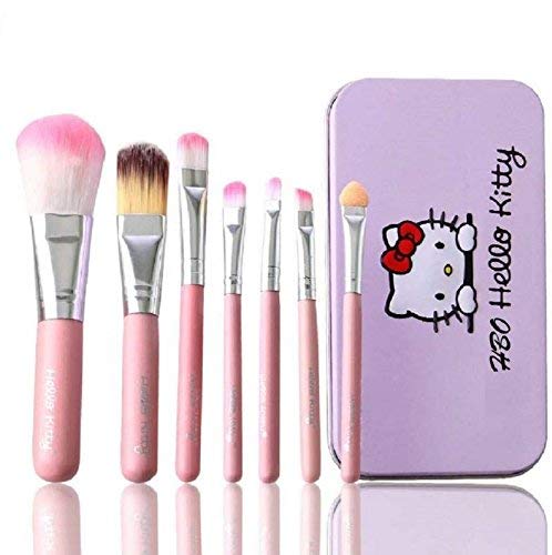 Pack Of 7 Hello Kitty Makeup Brush Set Eye Shadow Brushes Set Pic 11