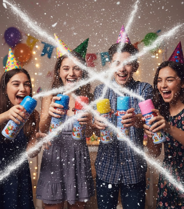 Pack of 2 Snow Spray for Party 100ml Each for events Pic 4