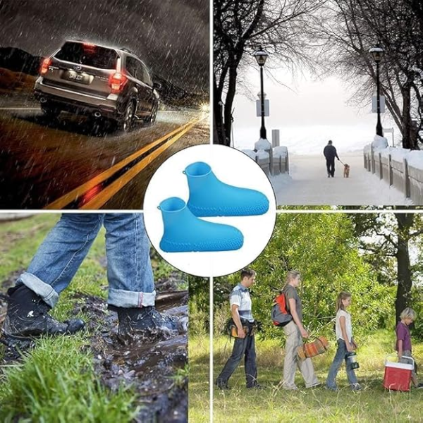 Pair Waterproof Shoe Covers Pic 2