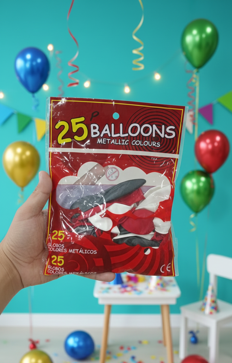 Party Balloons Pack 25 pcs Pic 3