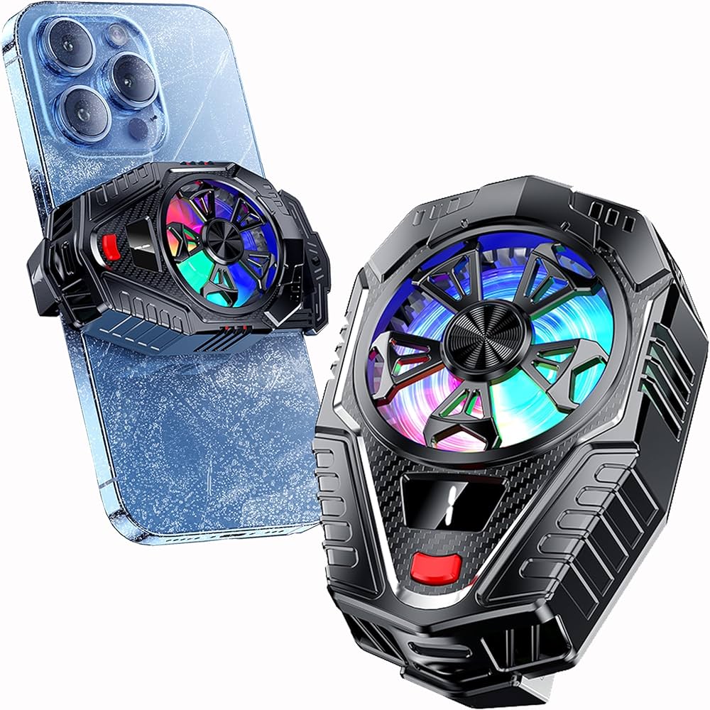 Portable Mobile Phone Quiet Cooling Fan Heat Diffuser Radiator With Light Portable Mobile Phone Quiet Cooling Fan Heat Diffuser Radiator With Light Pic 2