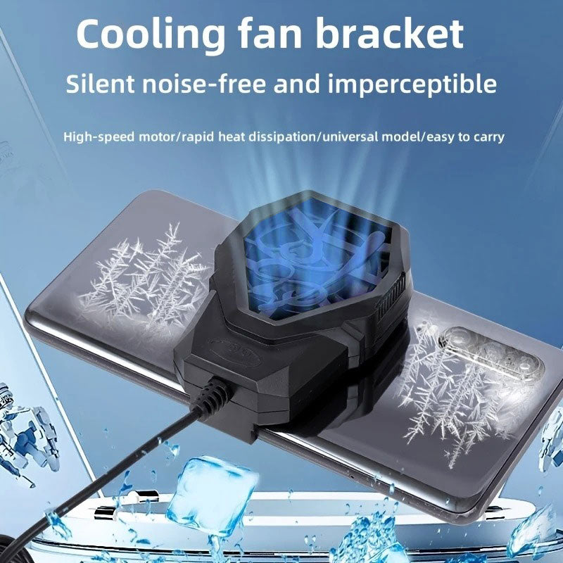 Portable Mobile Phone Quiet Cooling Fan Heat Diffuser Radiator With Light Portable Mobile Phone Quiet Cooling Fan Heat Diffuser Radiator With Light Pic 3