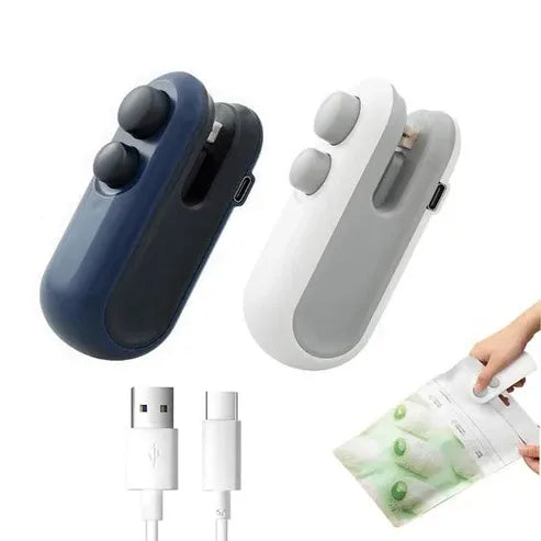 Portable Rechargeable Mini Sealer For Plastic Bags | Handheld Heat Sealing Machine Pic 5