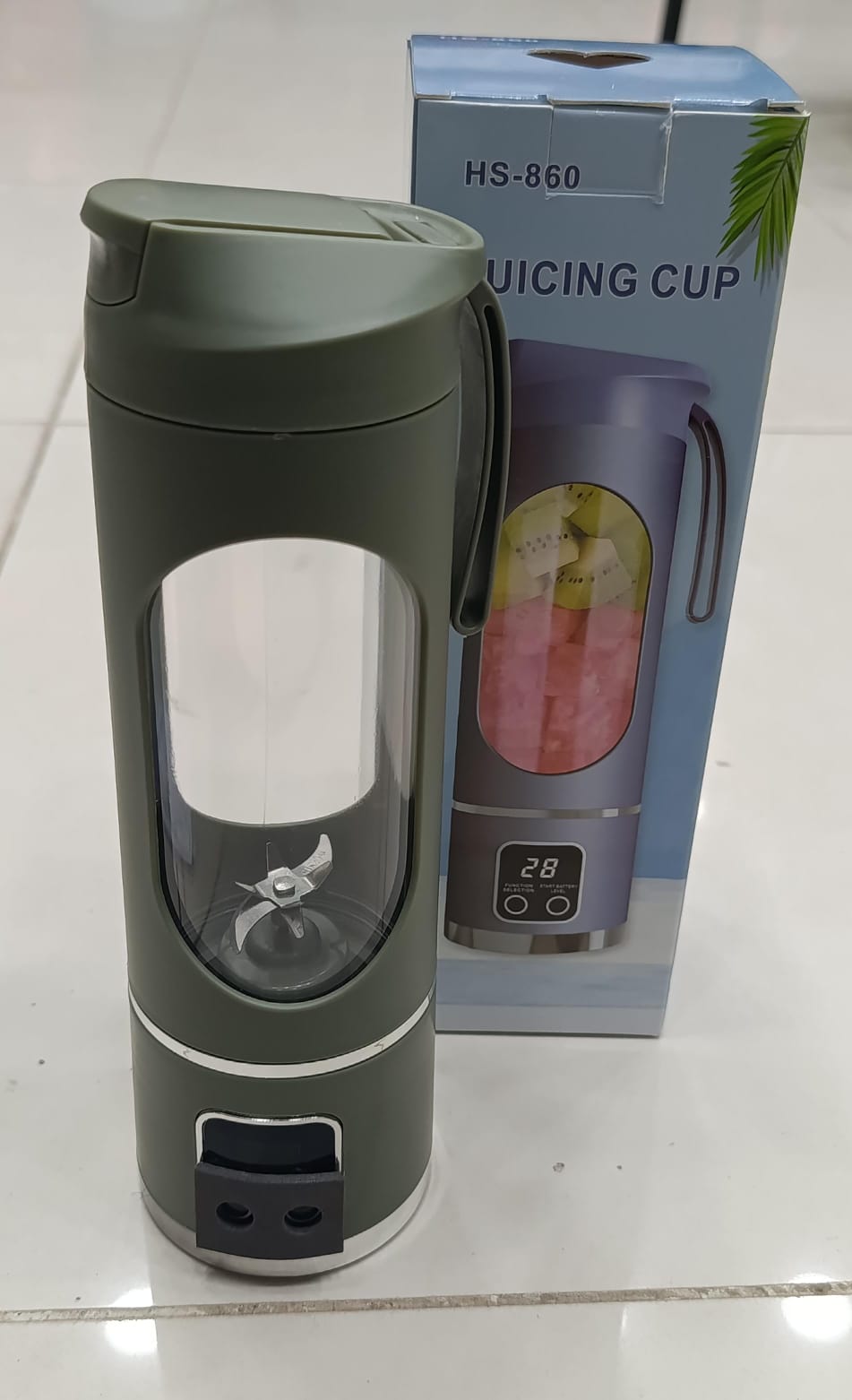 Portable USB Rechargeable Blender & Juicer Maker with Stainless Steel Blades pic 1