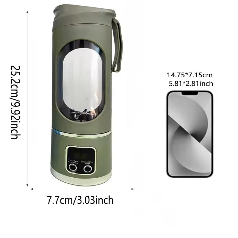 Portable USB Rechargeable Blender & Juicer Maker with Stainless Steel Blades pic 3