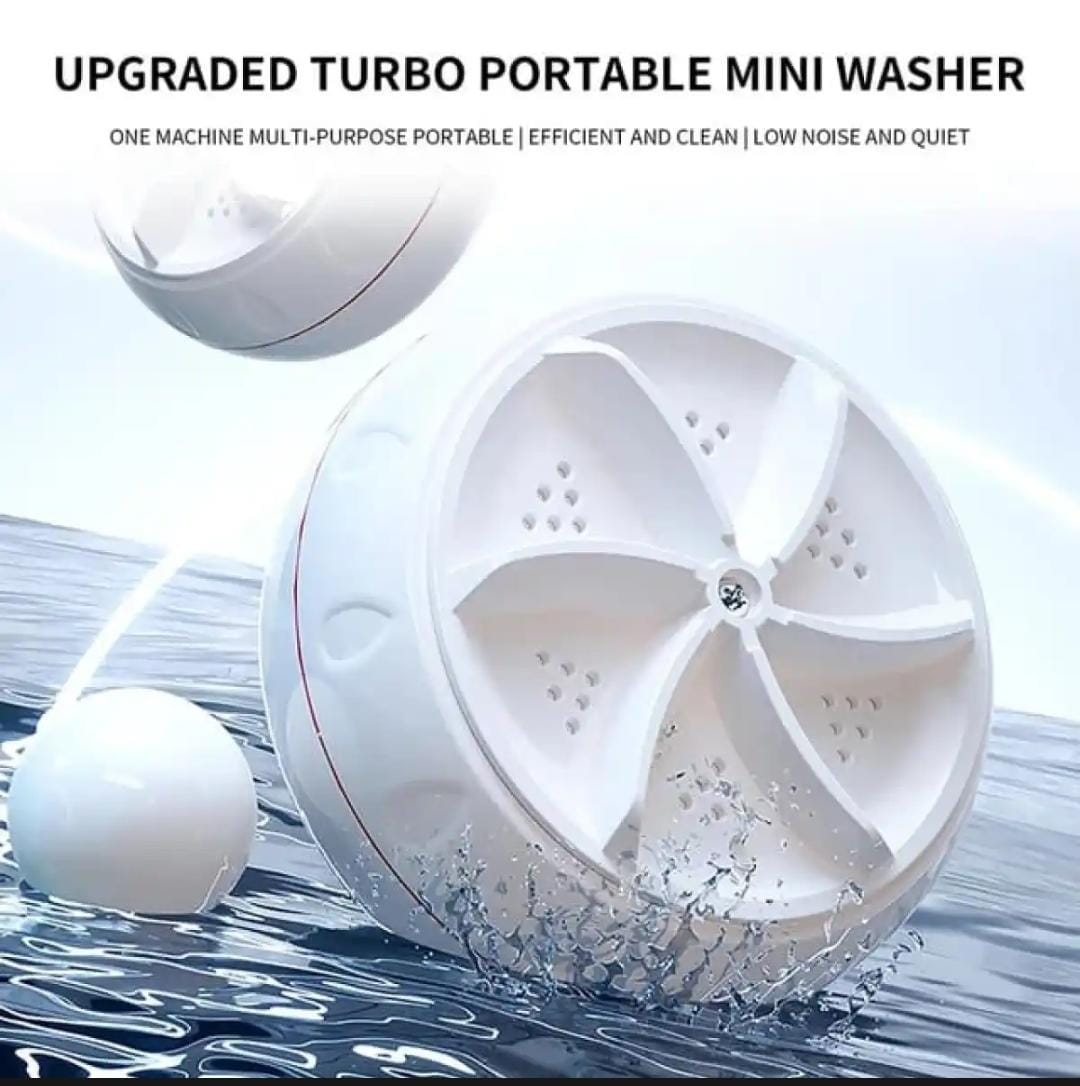 Portable USB Travel Turbo Mini Washer Machine Pic 2