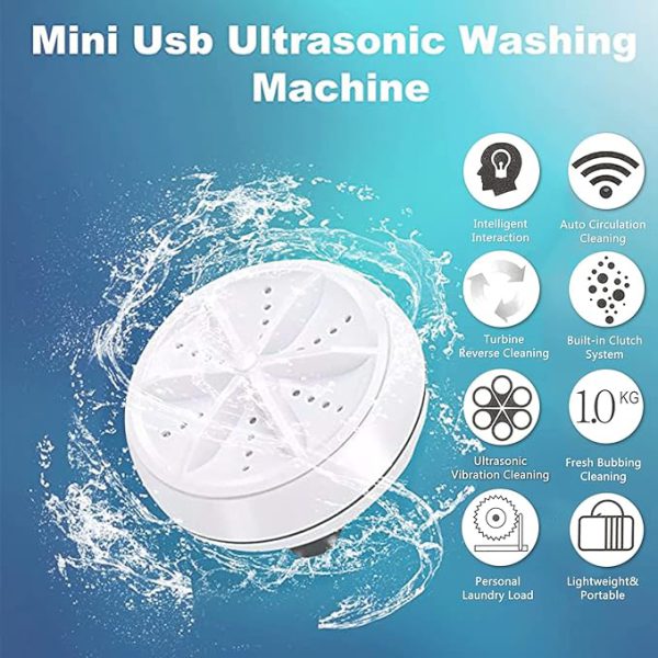 Portable Usb Travel Washer Turbine Washing Machine Pic 2