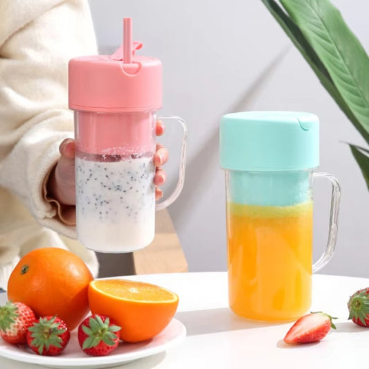 Professional Mini Juicer | USB Electric Portable Blender with Straw Pic 1