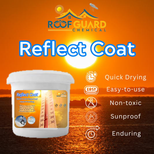 Roof Guard Cool Paint with Free Brush | Roof Cooling Paint Pic 1