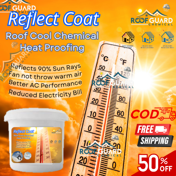 Roof Guard Cool Paint with Free Brush | Roof Cooling Paint Pic 2