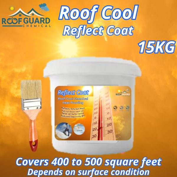 Roof Guard Cool Paint with Free Brush | Roof Cooling Paint Pic 4