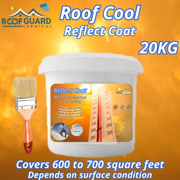 Roof Guard Cool Paint with Free Brush | Roof Cooling Paint Pic 5