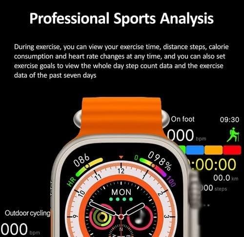 S8 Ultra Series 8 Smart Watch Wireless Charging Bluetooth Call Watch Pic 7