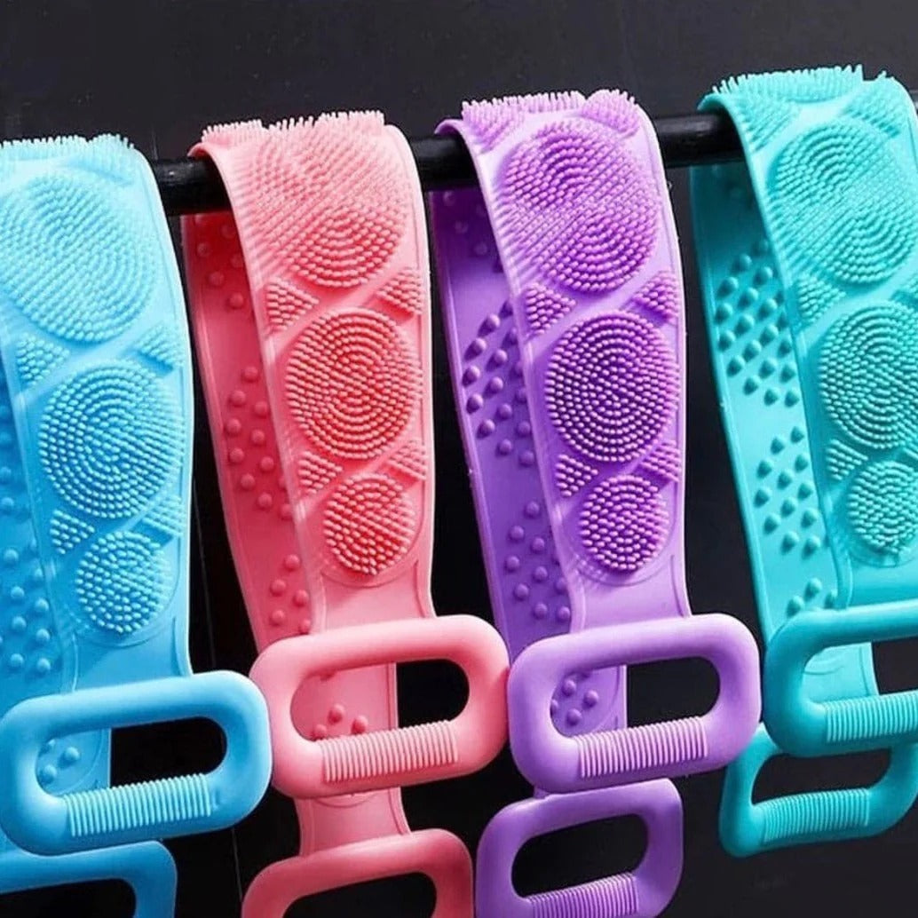 Silicone Bath Body Brush Soft Rubbing Exfoliating Massage For Back Cleaning High Quality Bathroom Accessories Pic 5