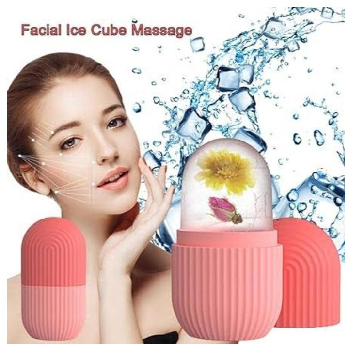 Silicone Ice Facial Roller Beauty Ice Roller For Face Eyes Neck Cryotherapy Pic 4
