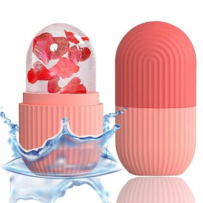 Silicone Ice Facial Roller Beauty Ice Roller For Face Eyes Neck Cryotherapy Pic 7