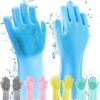 Silicone Washing Full Finger Gloves Pic 2