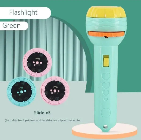 Slide Projector Torch Toy Projection Early Education Picture Dinosaur Animal Pattern Pic 2
