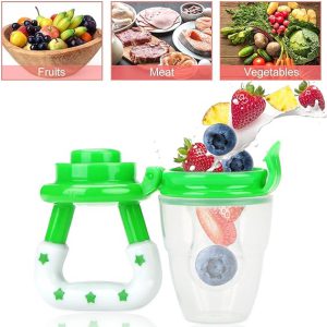 Solid Baby Fruit Pacifier Fresh Fruit Feeder Infant Teething Toy Nibbler Safe Silicone Pic 10