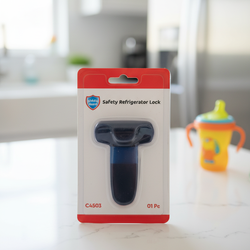 Sticky Fridge Door Lock For Child Safety Easy Installation For Refrigerators Pic 4