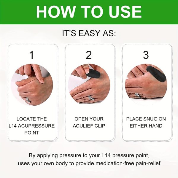 Sugar Control Li4 Point Clip Relaxation from Stress, Tension Headache Migraine Pic 5