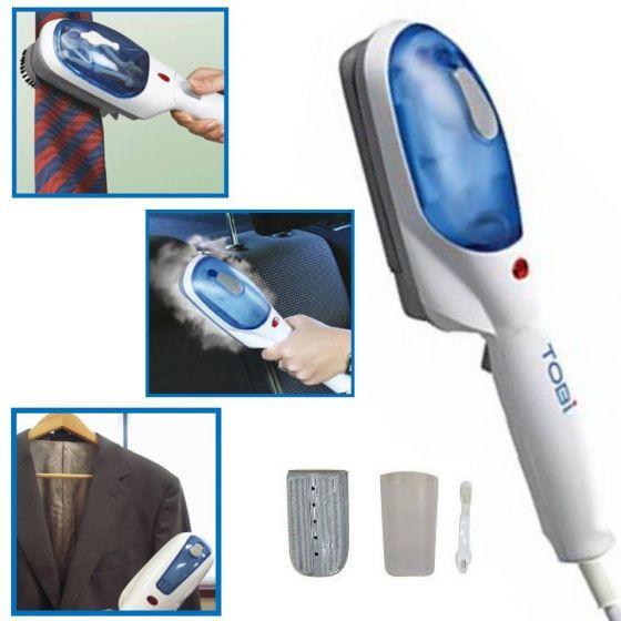 TOBi Portable Electric Iron Steamer Dry Brush Ironing Garment Steamer Pic 3