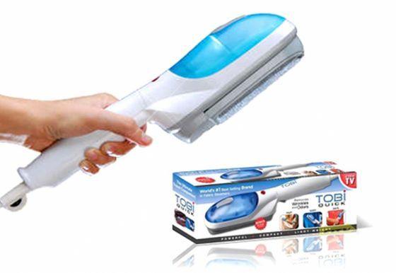 TOBi Portable Electric Iron Steamer Dry Brush Ironing Garment Steamer Pic 4