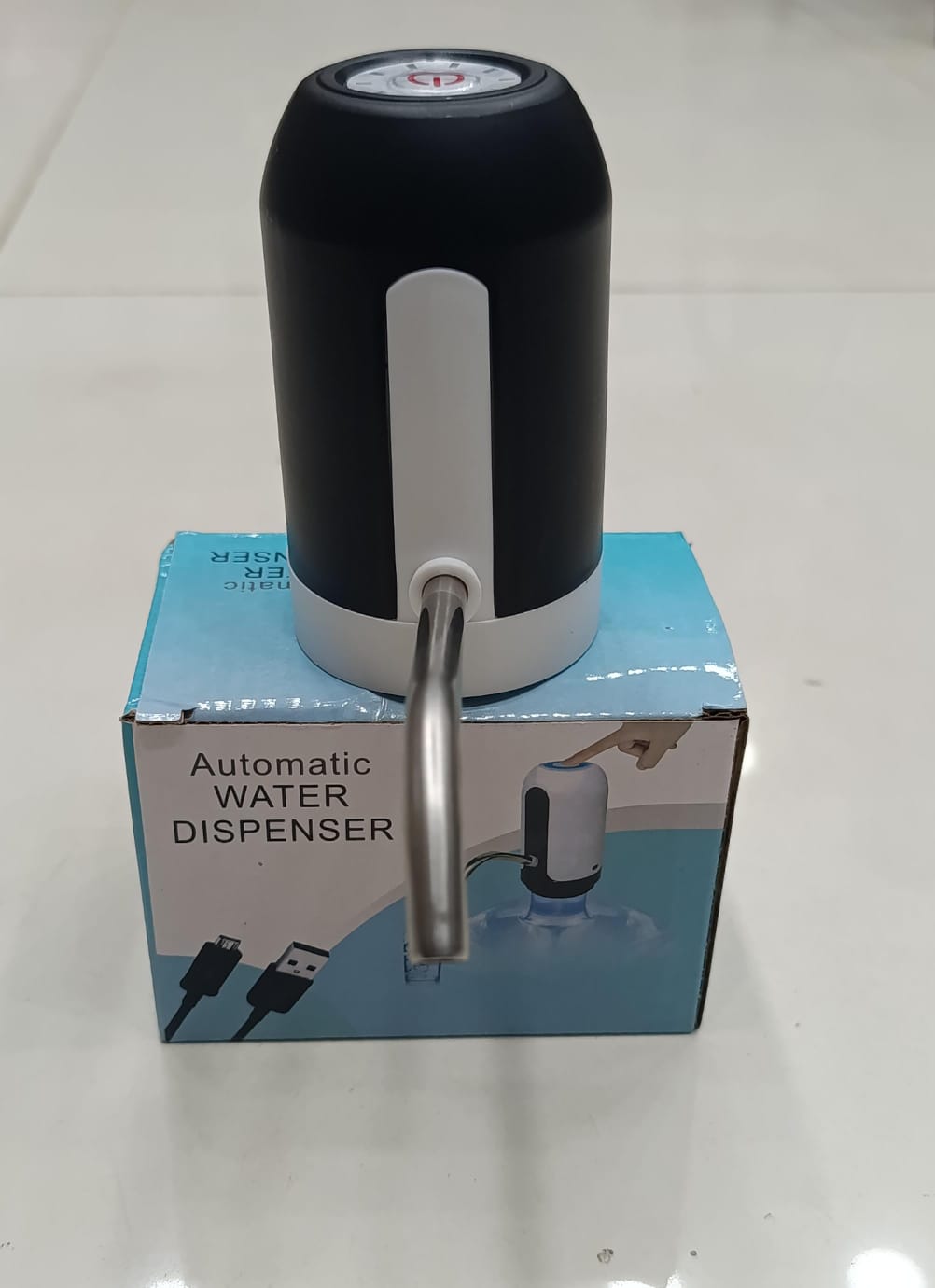 USB Rechargeable Automatic Water Bottle Pump  Dispenser with One-Touch Switch Pic 5